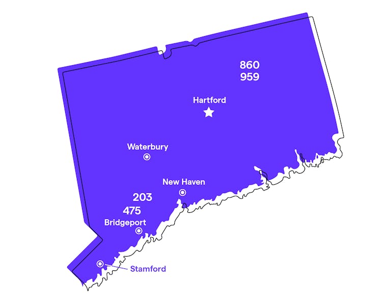 Connecticut Area Codes