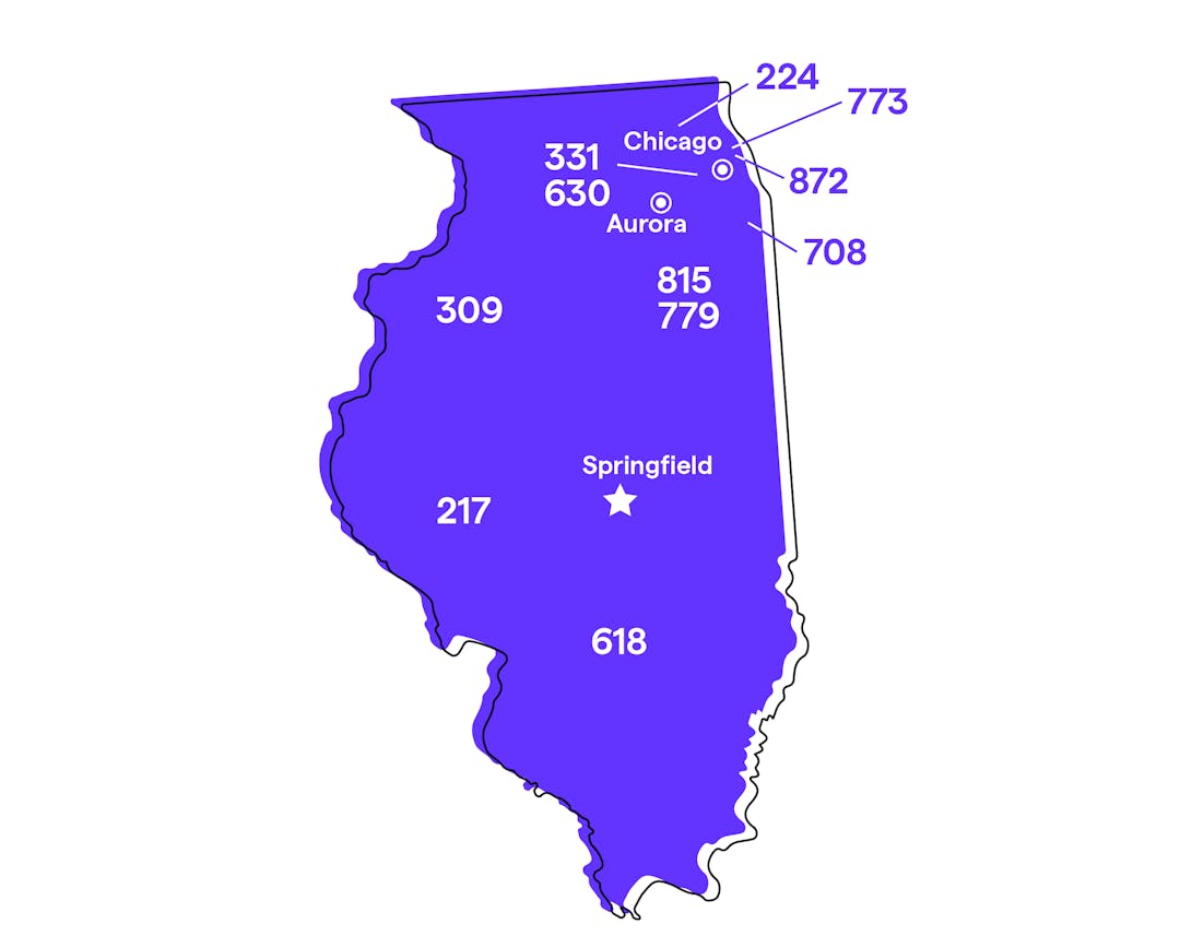 Illinois Area Codes