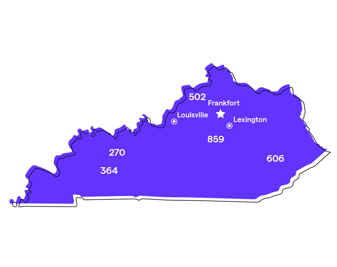 Kentucky Area Codes