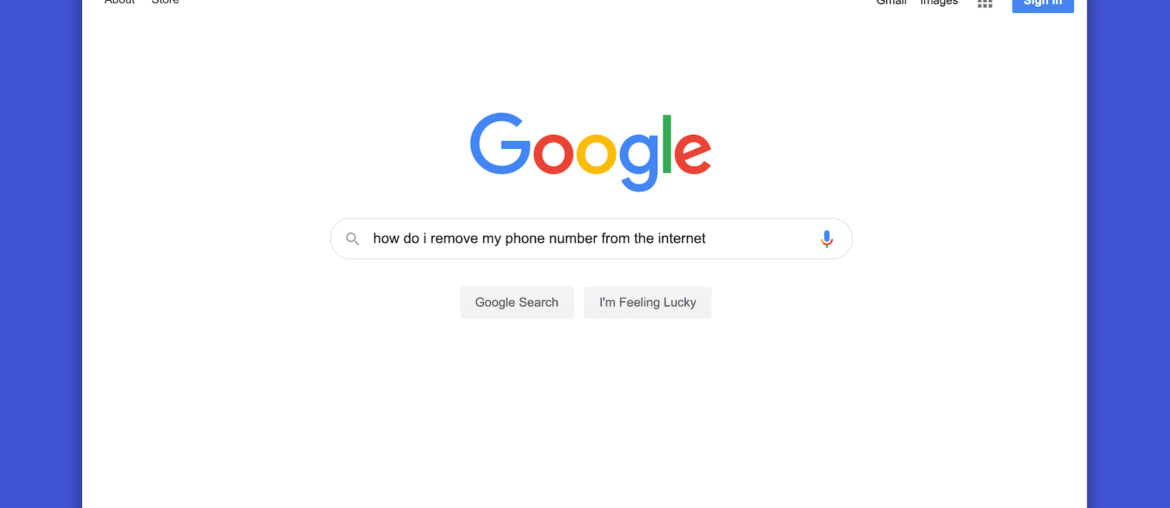 How to remove your personal phone number from the internet