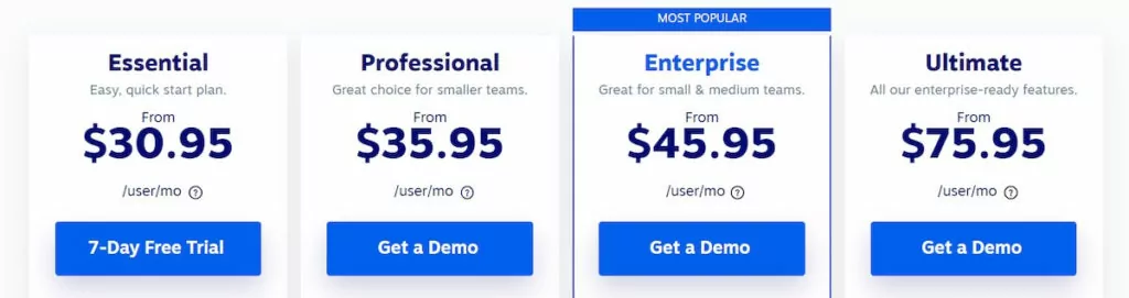 pricing options for Nextiva