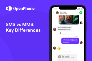 SMS vs MMS from OpenPhone