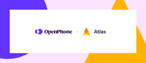 OpenPhone and Atlas logo placed side-by-side