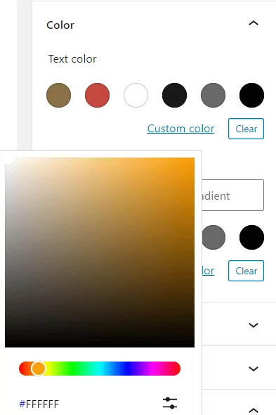 Changing the click to call button's color