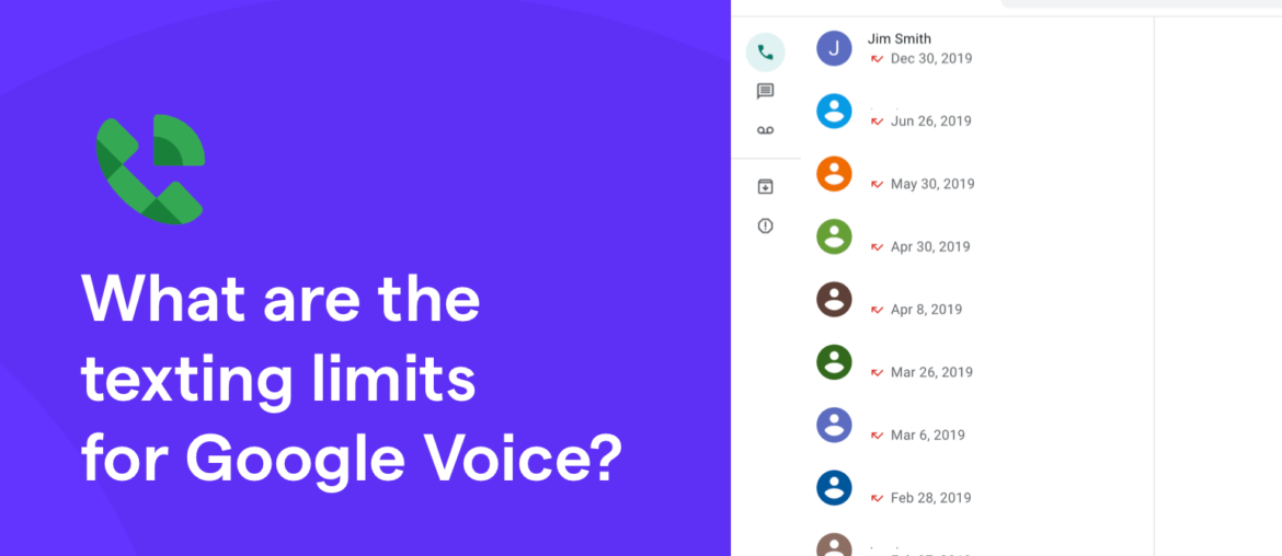 Google Voice texting limits