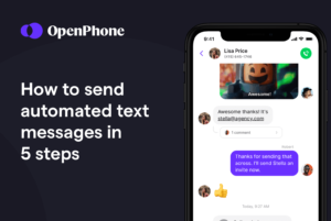 How to send automated text messages