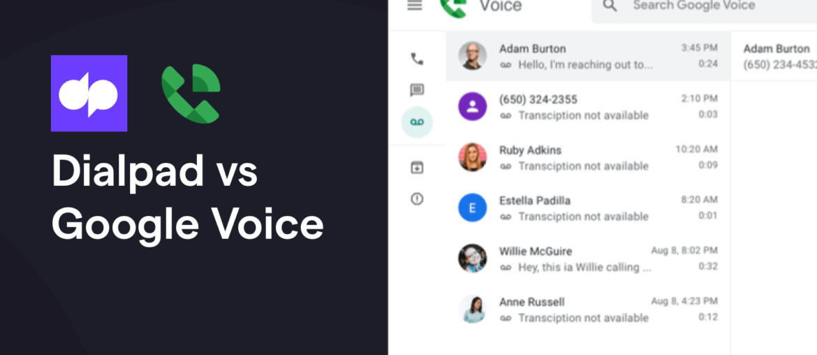 Dialpad vs Google Voice