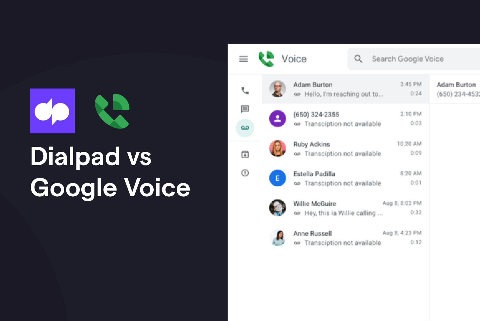 Dialpad vs Google Voice