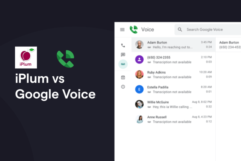 iPlum vs Google Voice