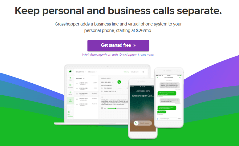 Best business phone number apps: Grasshopper