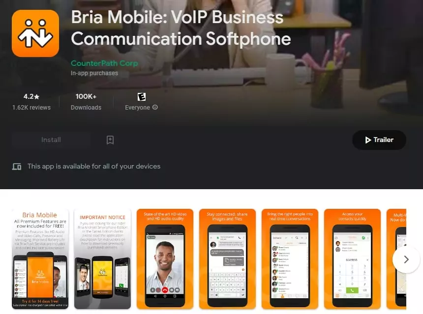 Best VoIP app for Android: Bria Mobile