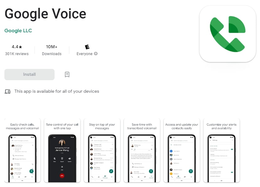 Best VoIP app for Android: Google Voice