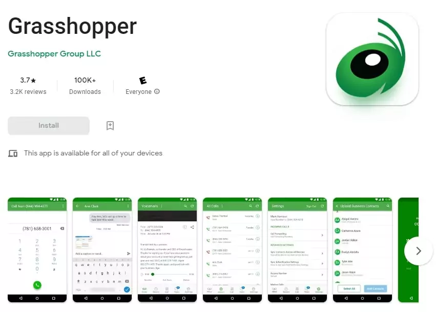 Best VoIP app for Android: Grasshopper