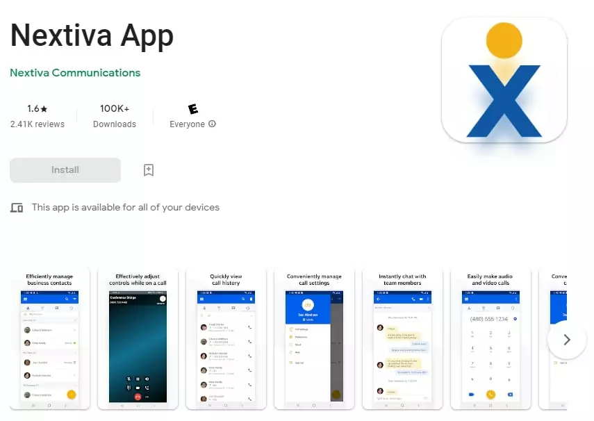Best VoIP app for Android: Nextiva