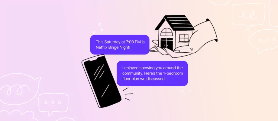 Apartment text messaging guide