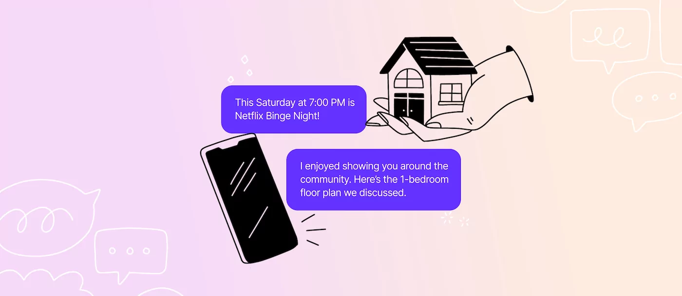 Apartment text messaging guide