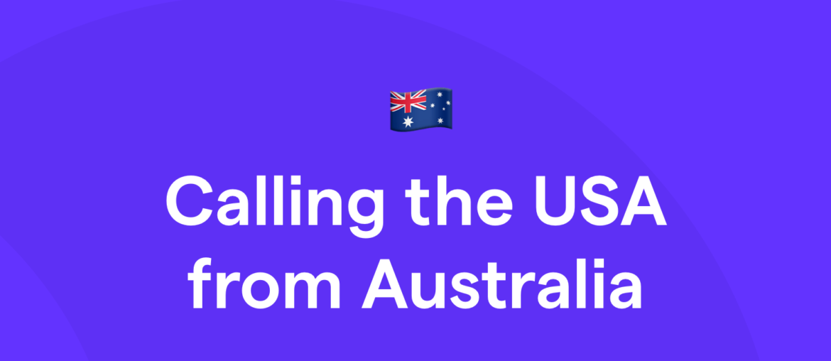 Call USA from Australia
