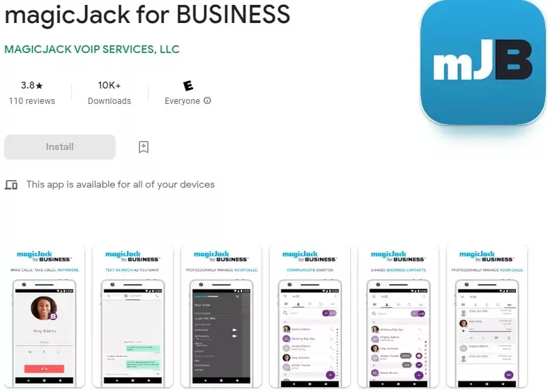 Best VoIP app for Android: magicJack for Business