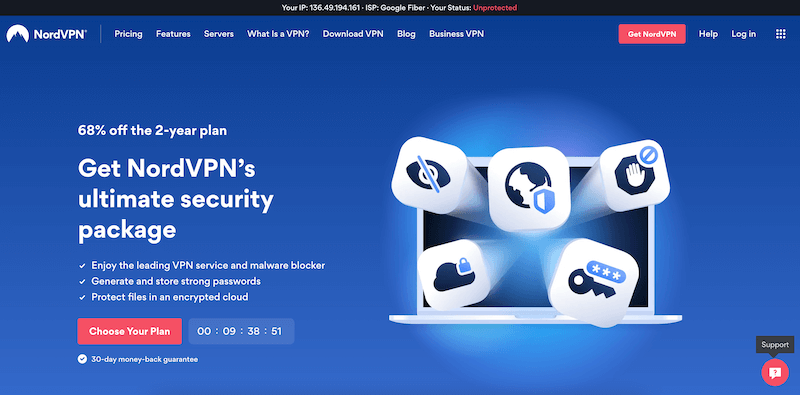 NordVPN, a solution to give your team a virtual private network. 
