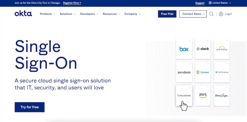 Okta, a single sign-on solution for your BYOD policy. 
