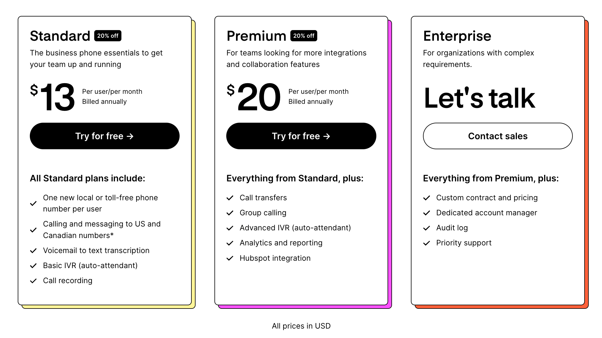 OpenPhone pricing