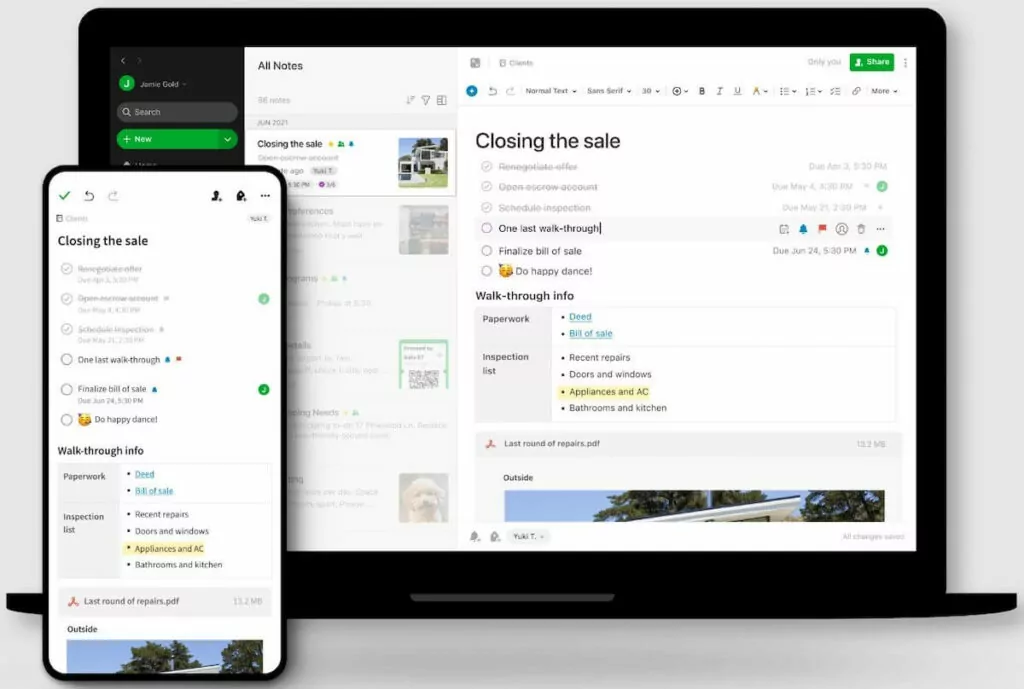 App for lawyers: Evernote