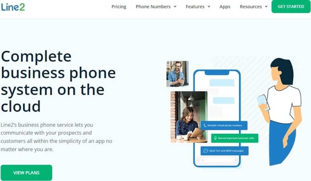 Softphone for business: Line2