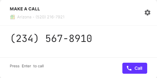 Calling a US number from the Philippines via a virtual US number using the OpenPhone desktop app