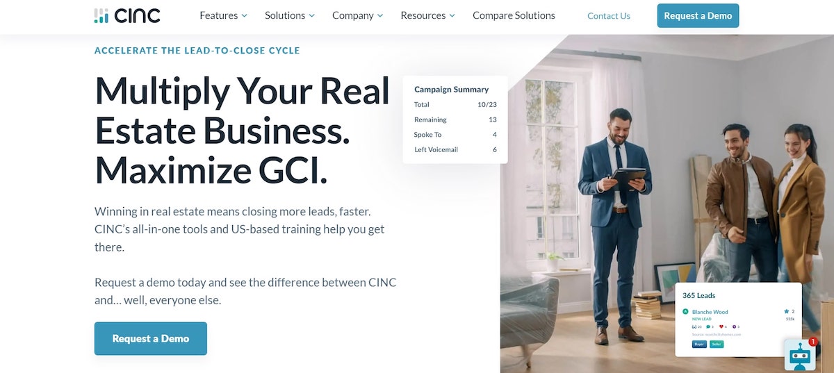 Real estate agent software: CINC