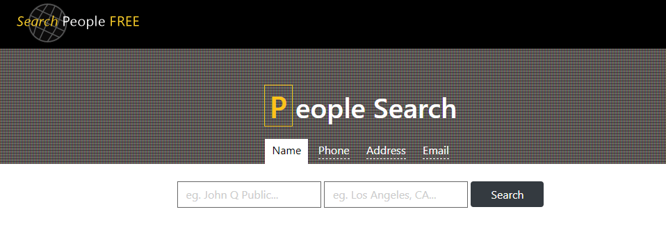 Search People Free website