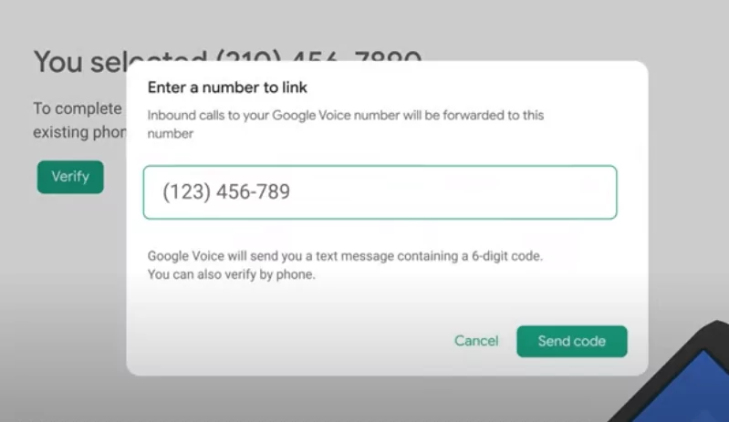Google Voice Canada: Needing to verify Google Voice's free account during signup using a landline or mobile US number. 
