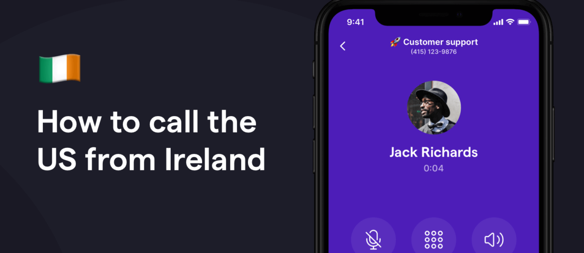 Calling USA from Ireland
