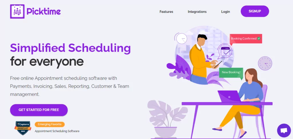 Best appointment scheduling apps: Picktime