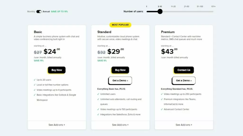 GoTo Connect Pricing
