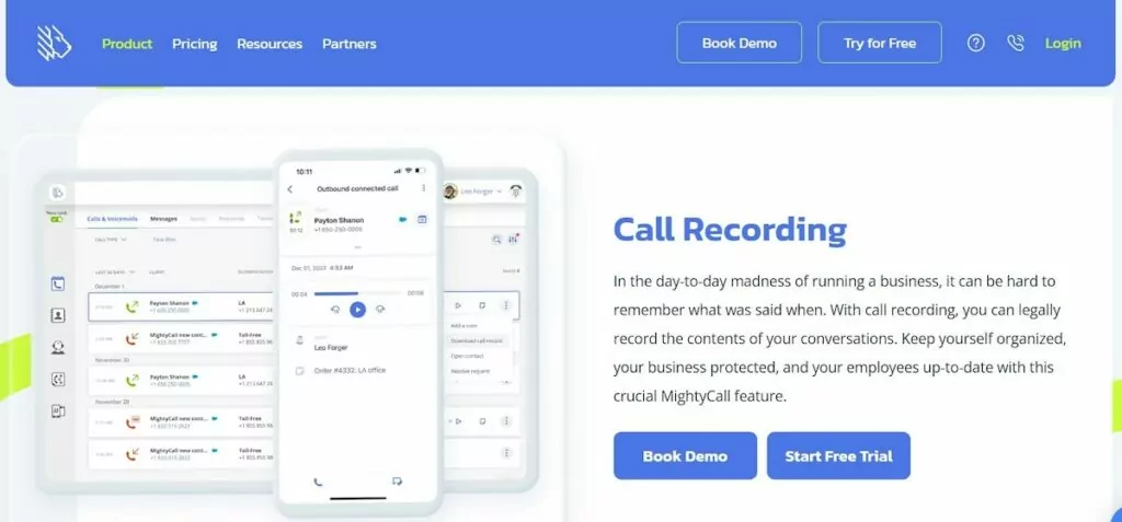 VoIP call recording: MightyCall