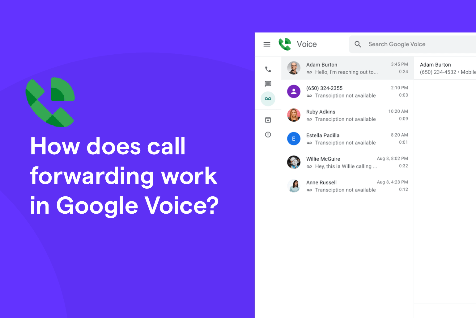 Google Voice call forwarding