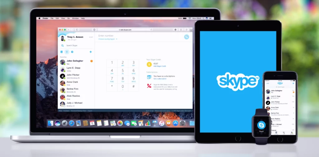 Get US number: Skype app.