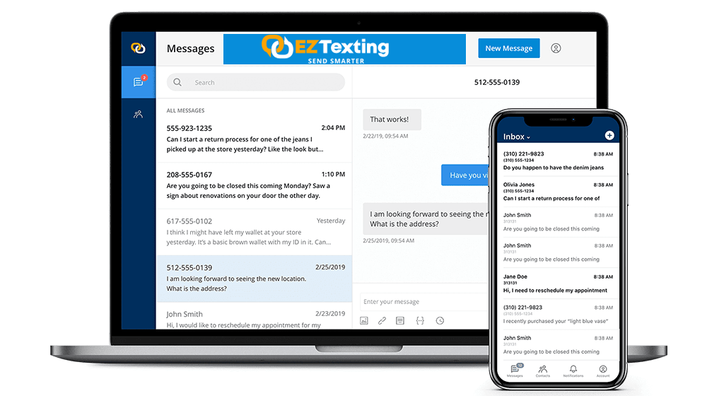 Best business texting app: EZ Texting