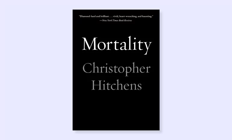 Mortality by Christopher Eric Hitchens book cover