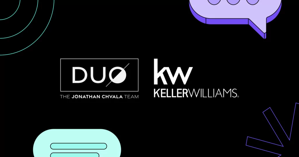 This is the customer story's hero image that features Duo — a Jonathan Chvala team, and Keller Williams.