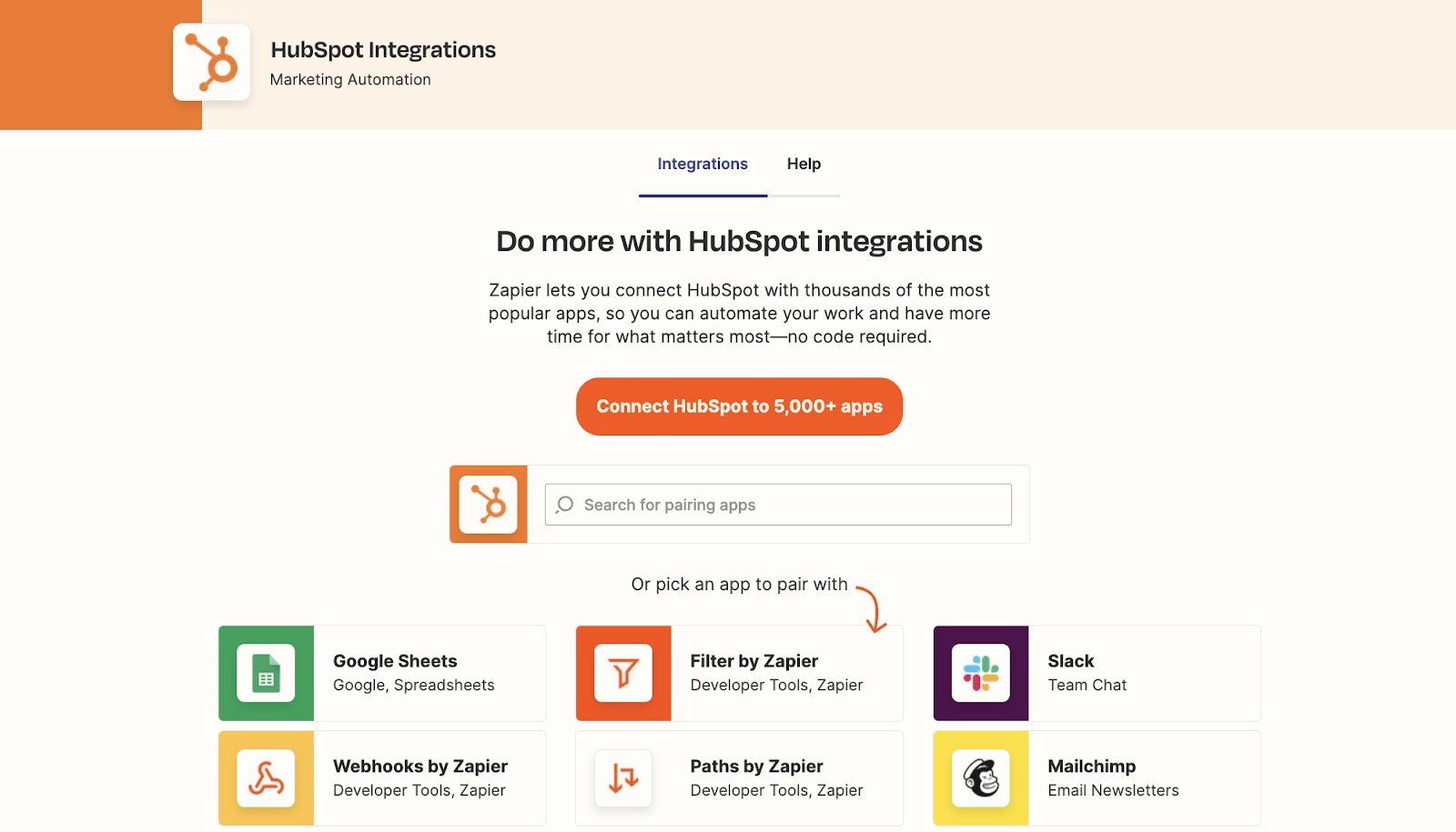 Best HubSpot integrations: Zapier