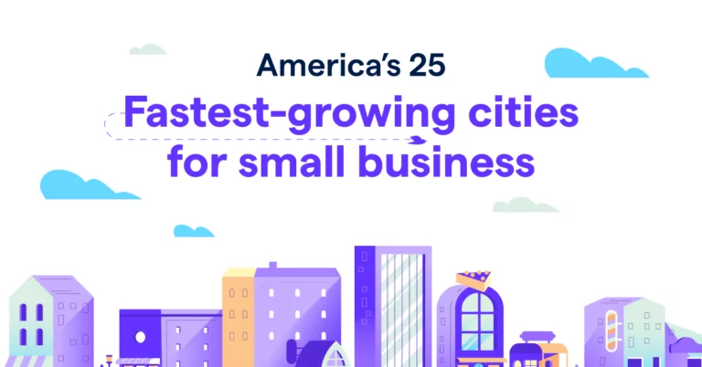 Fastest growing cities for small businesses