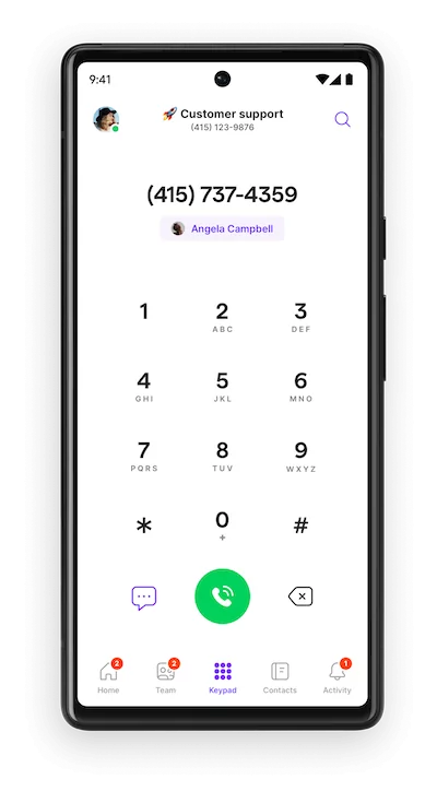 second phone number app for Android: OpenPhone