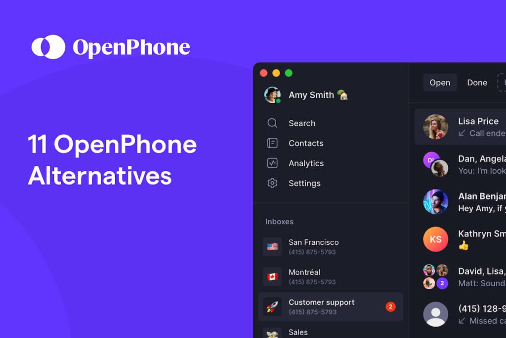 OpenPhone alternatives