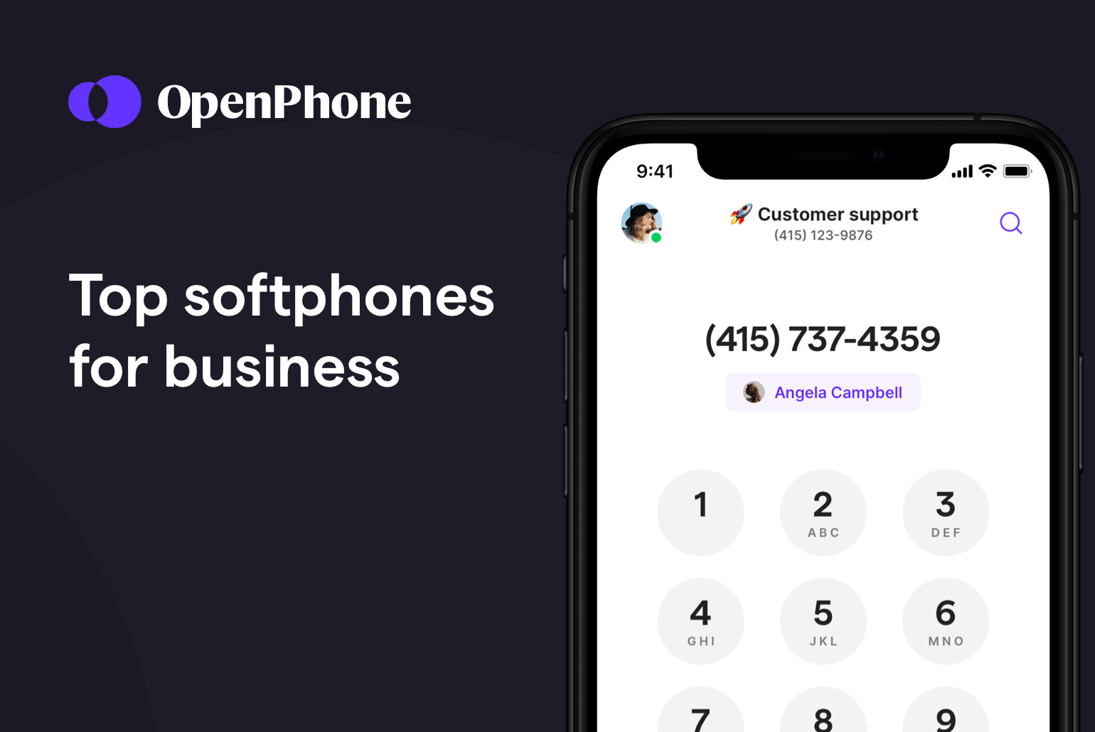 Softphone for business