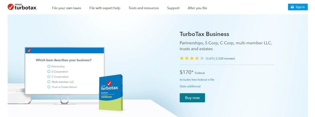 Small business software: TurboTax
