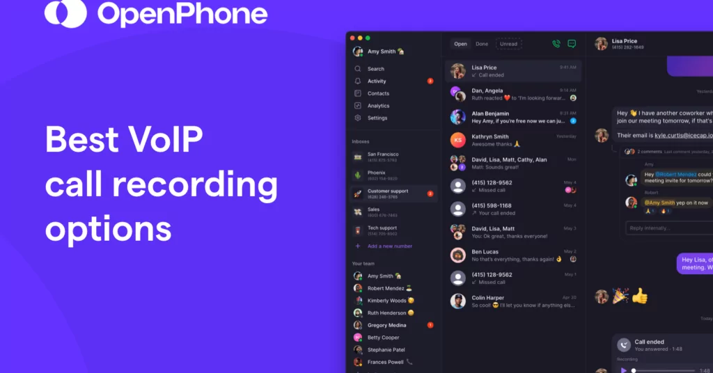 VoIP call recording