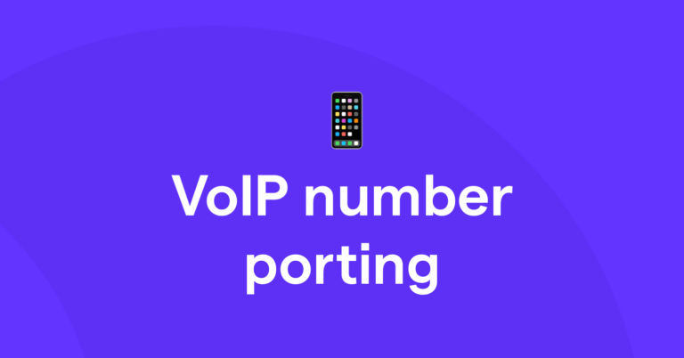 VoIP number porting