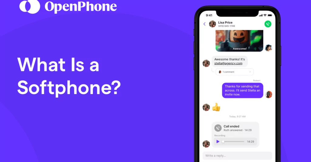 what is a softphone by OpenPhone