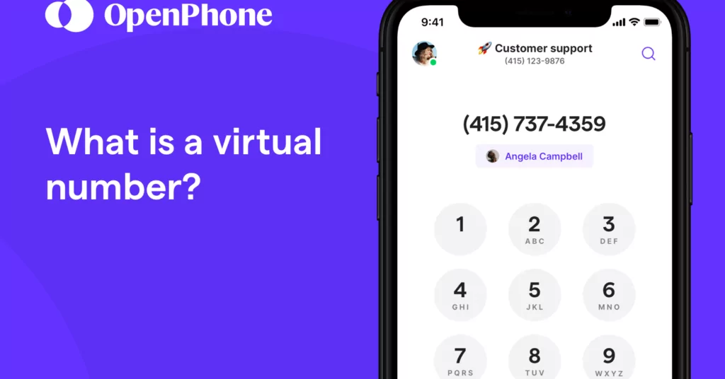 What is a virtual phone number?